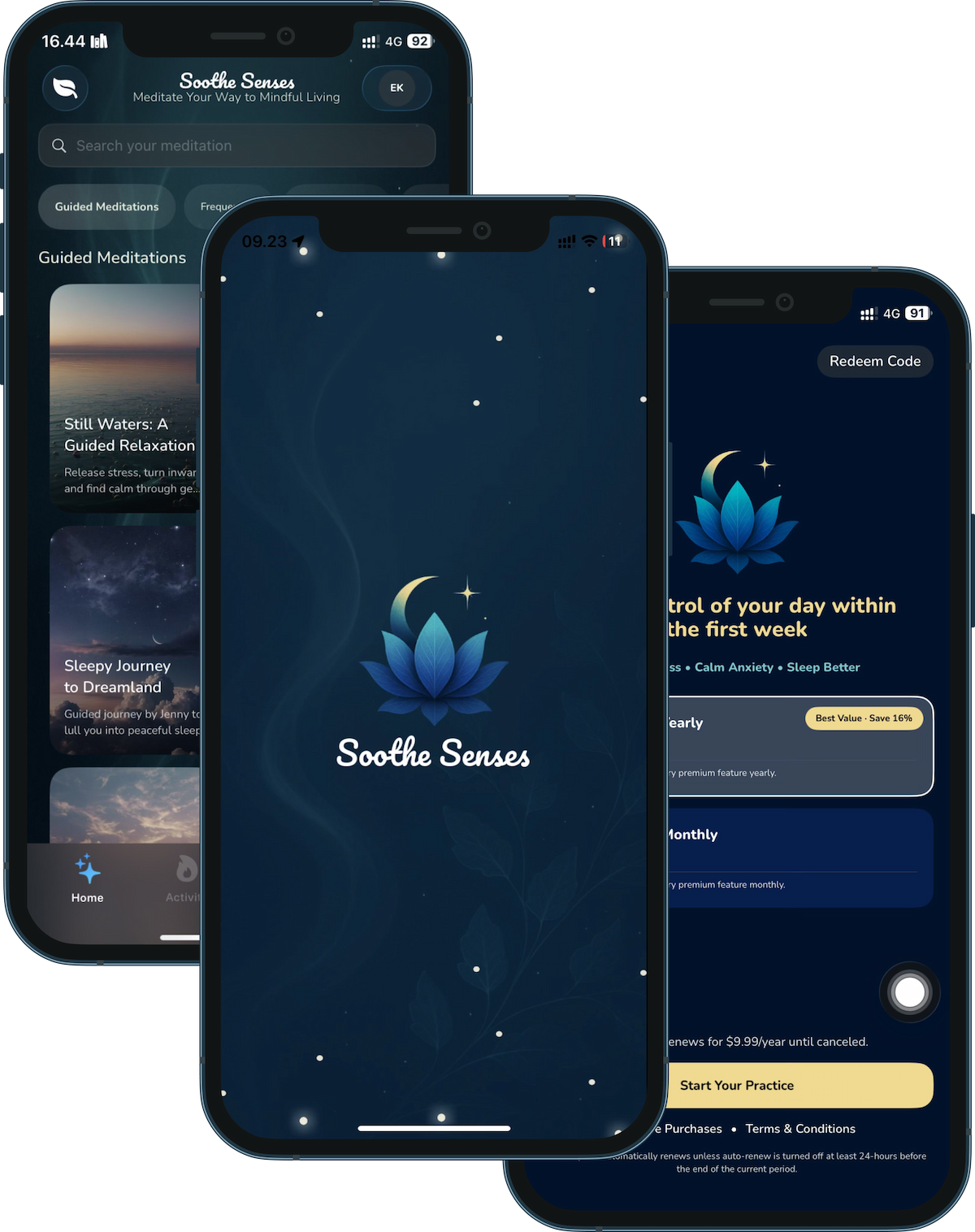 Soothe Senses Meditation App